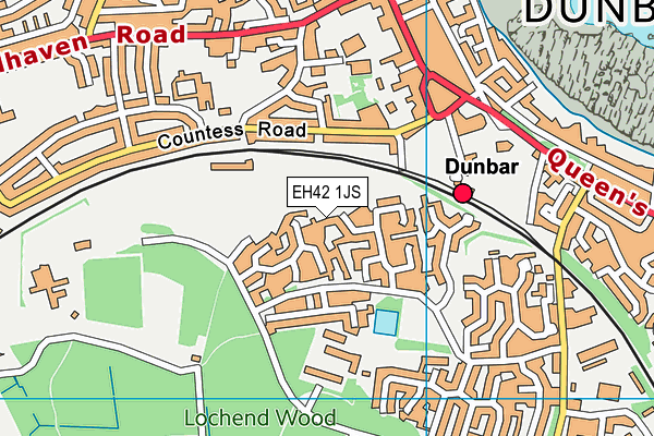 EH42 1JS map - OS VectorMap District (Ordnance Survey) EH42 1JS map - OS VectorMap District (Ordnance Survey)