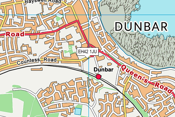 EH42 1JU map - OS VectorMap District (Ordnance Survey) EH42 1JU map - OS VectorMap District (Ordnance Survey)