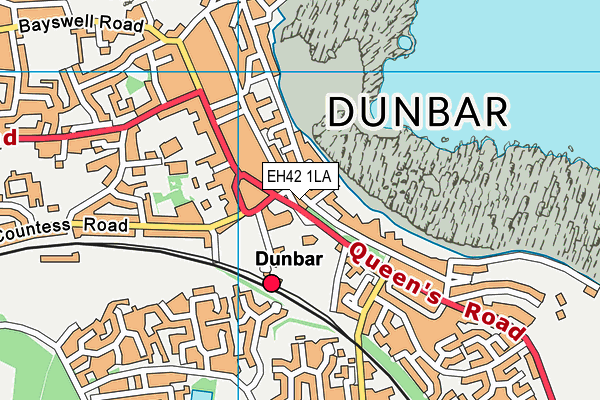 EH42 1LA map - OS VectorMap District (Ordnance Survey) EH42 1LA map - OS VectorMap District (Ordnance Survey)