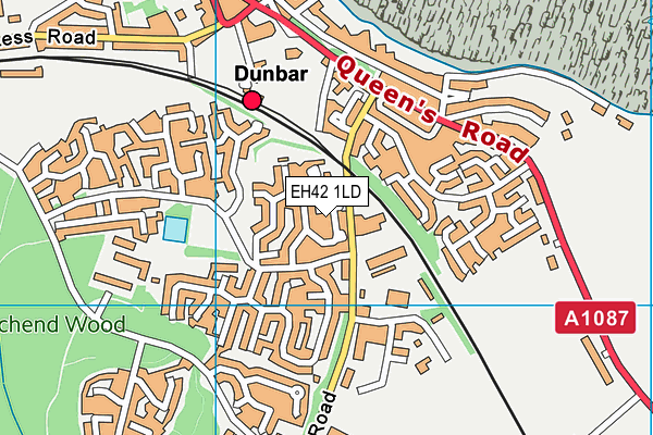 EH42 1LD map - OS VectorMap District (Ordnance Survey) EH42 1LD map - OS VectorMap District (Ordnance Survey)