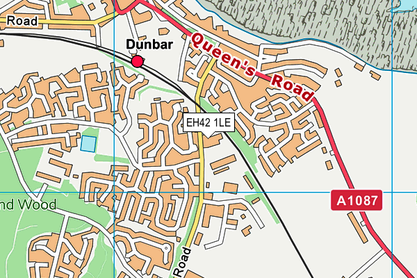EH42 1LE map - OS VectorMap District (Ordnance Survey) EH42 1LE map - OS VectorMap District (Ordnance Survey)
