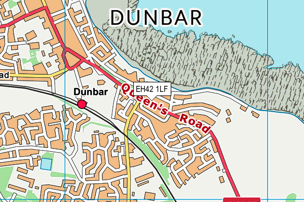 EH42 1LF map - OS VectorMap District (Ordnance Survey) EH42 1LF map - OS VectorMap District (Ordnance Survey)