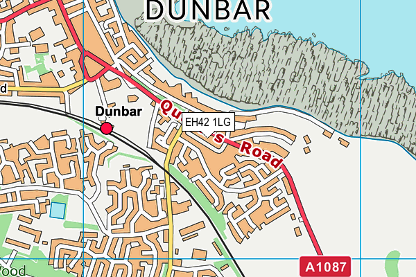 EH42 1LG map - OS VectorMap District (Ordnance Survey) EH42 1LG map - OS VectorMap District (Ordnance Survey)
