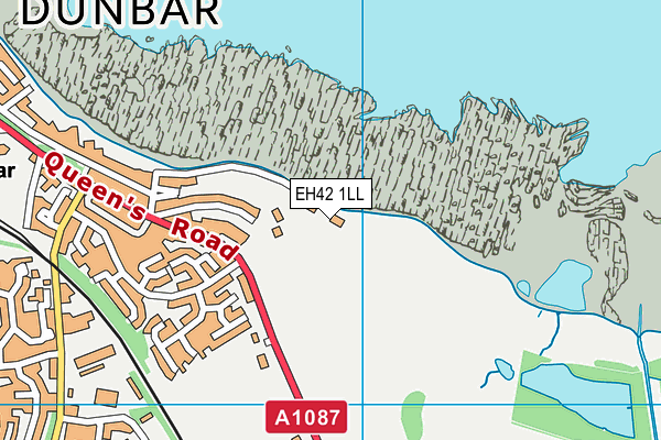EH42 1LL map - OS VectorMap District (Ordnance Survey) EH42 1LL map - OS VectorMap District (Ordnance Survey)