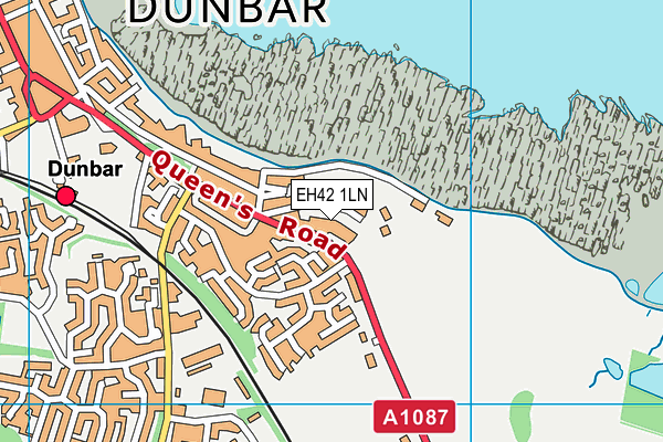 EH42 1LN map - OS VectorMap District (Ordnance Survey) EH42 1LN map - OS VectorMap District (Ordnance Survey)