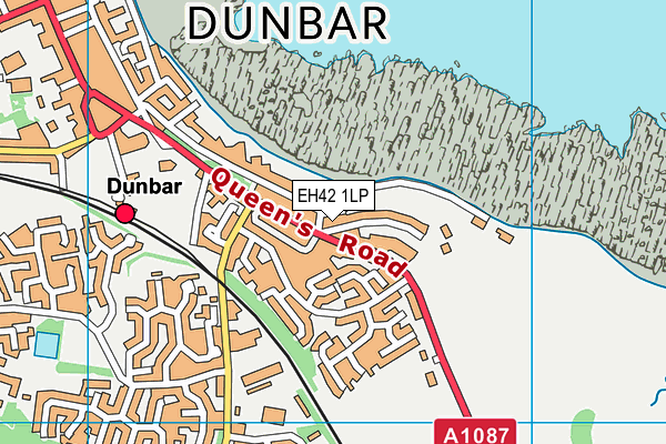 EH42 1LP map - OS VectorMap District (Ordnance Survey) EH42 1LP map - OS VectorMap District (Ordnance Survey)