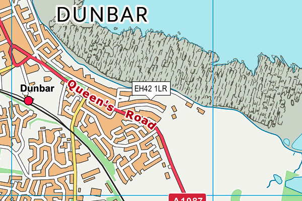 EH42 1LR map - OS VectorMap District (Ordnance Survey) EH42 1LR map - OS VectorMap District (Ordnance Survey)