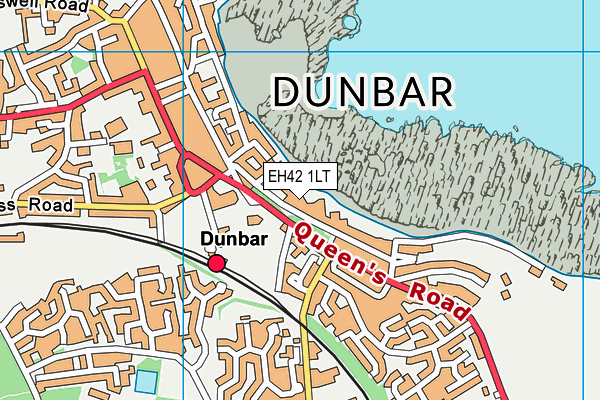 EH42 1LT map - OS VectorMap District (Ordnance Survey) EH42 1LT map - OS VectorMap District (Ordnance Survey)