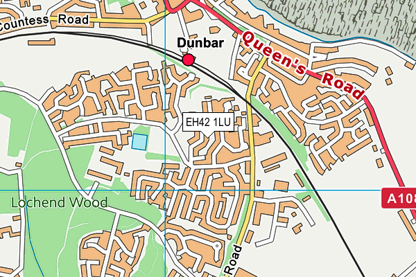EH42 1LU map - OS VectorMap District (Ordnance Survey) EH42 1LU map - OS VectorMap District (Ordnance Survey)