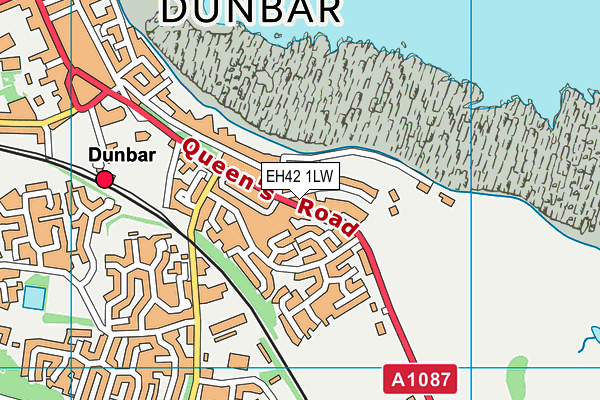 EH42 1LW map - OS VectorMap District (Ordnance Survey) EH42 1LW map - OS VectorMap District (Ordnance Survey)