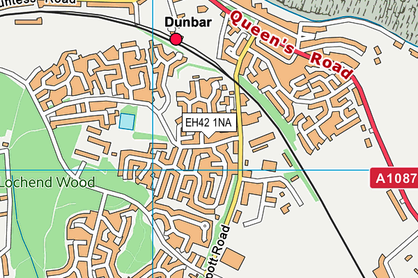 EH42 1NA map - OS VectorMap District (Ordnance Survey) EH42 1NA map - OS VectorMap District (Ordnance Survey)