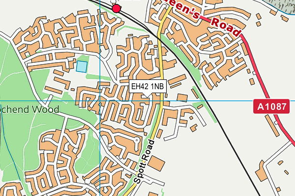 EH42 1NB map - OS VectorMap District (Ordnance Survey) EH42 1NB map - OS VectorMap District (Ordnance Survey)