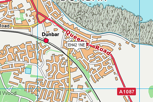 EH42 1NE map - OS VectorMap District (Ordnance Survey) EH42 1NE map - OS VectorMap District (Ordnance Survey)