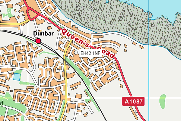 EH42 1NF map - OS VectorMap District (Ordnance Survey) EH42 1NF map - OS VectorMap District (Ordnance Survey)
