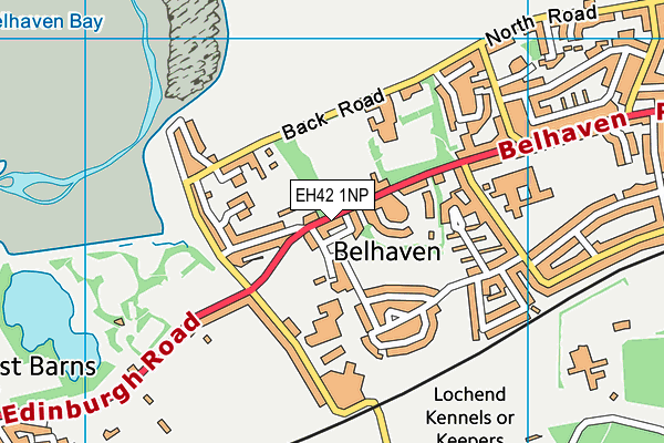 EH42 1NP map - OS VectorMap District (Ordnance Survey) EH42 1NP map - OS VectorMap District (Ordnance Survey)