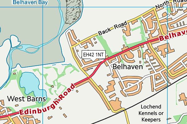 EH42 1NT map - OS VectorMap District (Ordnance Survey) EH42 1NT map - OS VectorMap District (Ordnance Survey)