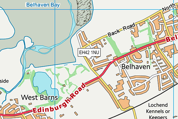 EH42 1NU map - OS VectorMap District (Ordnance Survey) EH42 1NU map - OS VectorMap District (Ordnance Survey)