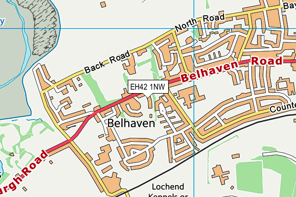 EH42 1NW map - OS VectorMap District (Ordnance Survey) EH42 1NW map - OS VectorMap District (Ordnance Survey)