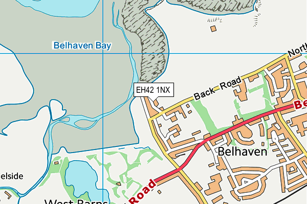 EH42 1NX map - OS VectorMap District (Ordnance Survey) EH42 1NX map - OS VectorMap District (Ordnance Survey)