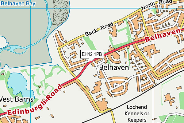 EH42 1PB map - OS VectorMap District (Ordnance Survey) EH42 1PB map - OS VectorMap District (Ordnance Survey)