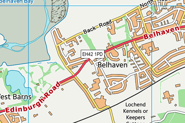 EH42 1PD map - OS VectorMap District (Ordnance Survey) EH42 1PD map - OS VectorMap District (Ordnance Survey)