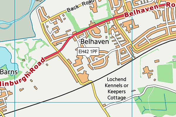 EH42 1PF map - OS VectorMap District (Ordnance Survey) EH42 1PF map - OS VectorMap District (Ordnance Survey)