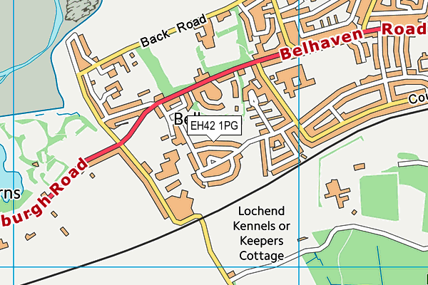 EH42 1PG map - OS VectorMap District (Ordnance Survey) EH42 1PG map - OS VectorMap District (Ordnance Survey)