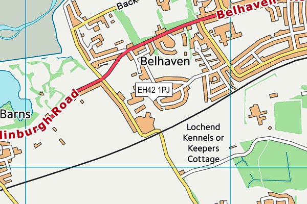 EH42 1PJ map - OS VectorMap District (Ordnance Survey) EH42 1PJ map - OS VectorMap District (Ordnance Survey)