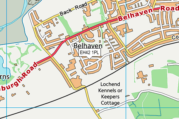 EH42 1PL map - OS VectorMap District (Ordnance Survey) EH42 1PL map - OS VectorMap District (Ordnance Survey)
