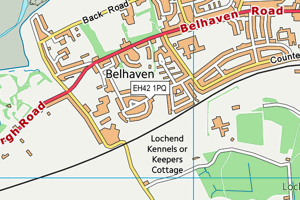 EH42 1PQ map - OS VectorMap District (Ordnance Survey) EH42 1PQ map - OS VectorMap District (Ordnance Survey)