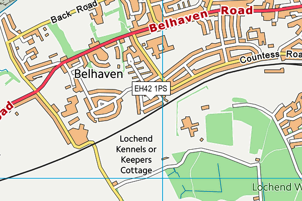 EH42 1PS map - OS VectorMap District (Ordnance Survey) EH42 1PS map - OS VectorMap District (Ordnance Survey)