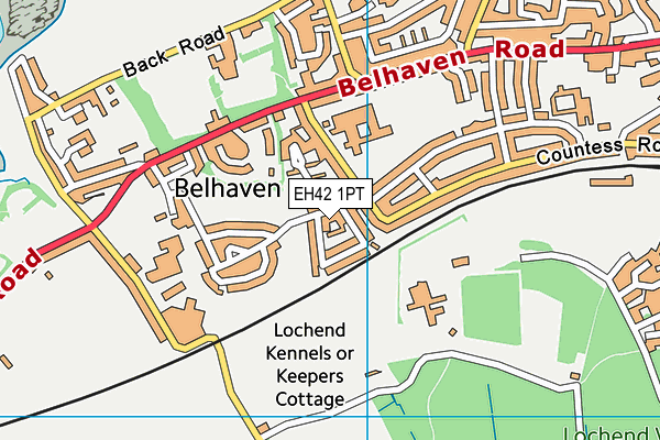 EH42 1PT map - OS VectorMap District (Ordnance Survey) EH42 1PT map - OS VectorMap District (Ordnance Survey)