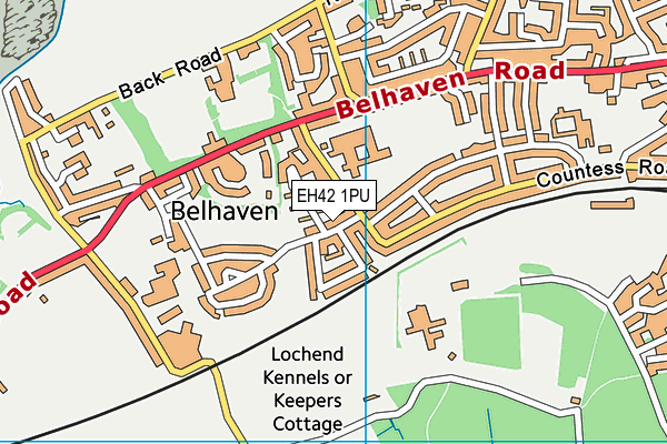 EH42 1PU map - OS VectorMap District (Ordnance Survey) EH42 1PU map - OS VectorMap District (Ordnance Survey)