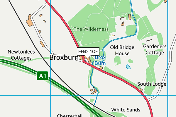 EH42 1QF map - OS VectorMap District (Ordnance Survey) EH42 1QF map - OS VectorMap District (Ordnance Survey)