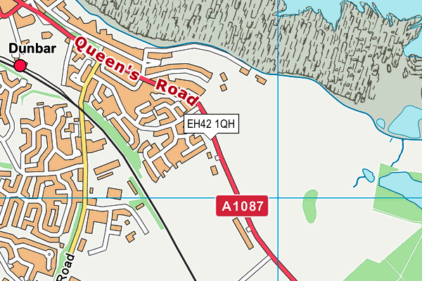 EH42 1QH map - OS VectorMap District (Ordnance Survey) EH42 1QH map - OS VectorMap District (Ordnance Survey)