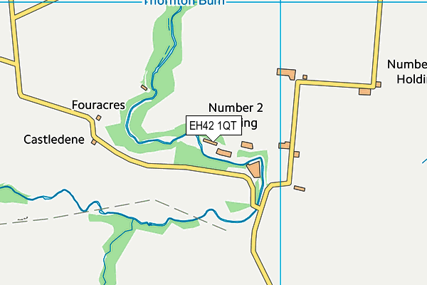 EH42 1QT map - OS VectorMap District (Ordnance Survey) EH42 1QT map - OS VectorMap District (Ordnance Survey)