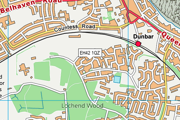 EH42 1QZ map - OS VectorMap District (Ordnance Survey) EH42 1QZ map - OS VectorMap District (Ordnance Survey)