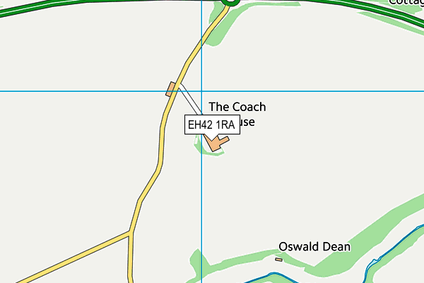 EH42 1RA map - OS VectorMap District (Ordnance Survey) EH42 1RA map - OS VectorMap District (Ordnance Survey)
