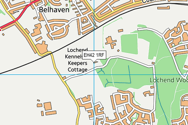 EH42 1RF map - OS VectorMap District (Ordnance Survey) EH42 1RF map - OS VectorMap District (Ordnance Survey)