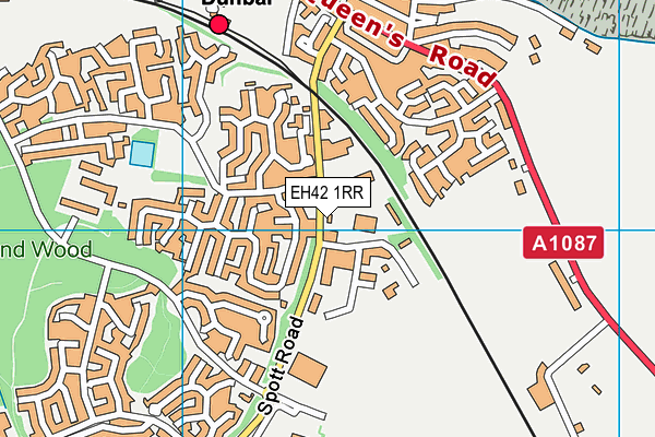 EH42 1RR map - OS VectorMap District (Ordnance Survey) EH42 1RR map - OS VectorMap District (Ordnance Survey)
