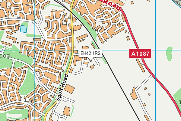 EH42 1RS map - OS VectorMap District (Ordnance Survey) EH42 1RS map - OS VectorMap District (Ordnance Survey)