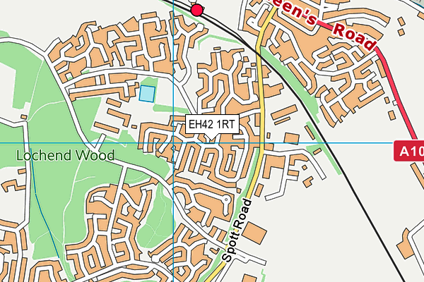 EH42 1RT map - OS VectorMap District (Ordnance Survey) EH42 1RT map - OS VectorMap District (Ordnance Survey)