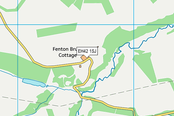 EH42 1SJ map - OS VectorMap District (Ordnance Survey) EH42 1SJ map - OS VectorMap District (Ordnance Survey)