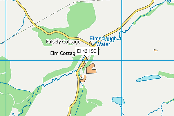 EH42 1SQ map - OS VectorMap District (Ordnance Survey) EH42 1SQ map - OS VectorMap District (Ordnance Survey)