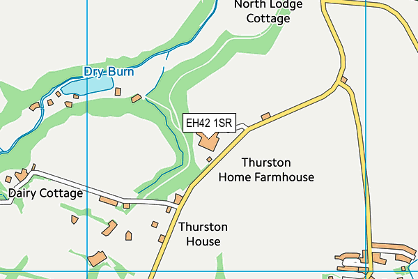 EH42 1SR map - OS VectorMap District (Ordnance Survey) EH42 1SR map - OS VectorMap District (Ordnance Survey)