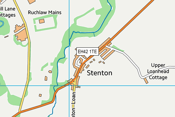 EH42 1TE map - OS VectorMap District (Ordnance Survey) EH42 1TE map - OS VectorMap District (Ordnance Survey)