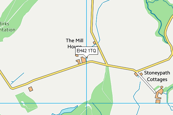 EH42 1TQ map - OS VectorMap District (Ordnance Survey) EH42 1TQ map - OS VectorMap District (Ordnance Survey)