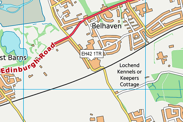 EH42 1TR map - OS VectorMap District (Ordnance Survey) EH42 1TR map - OS VectorMap District (Ordnance Survey)