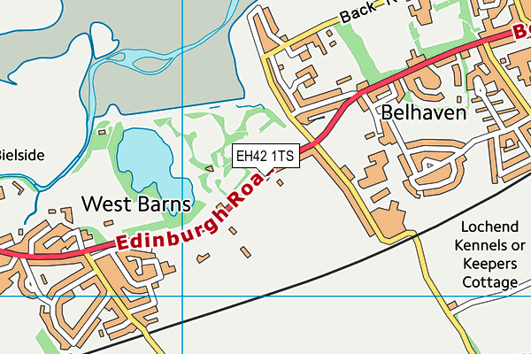 EH42 1TS map - OS VectorMap District (Ordnance Survey) EH42 1TS map - OS VectorMap District (Ordnance Survey)