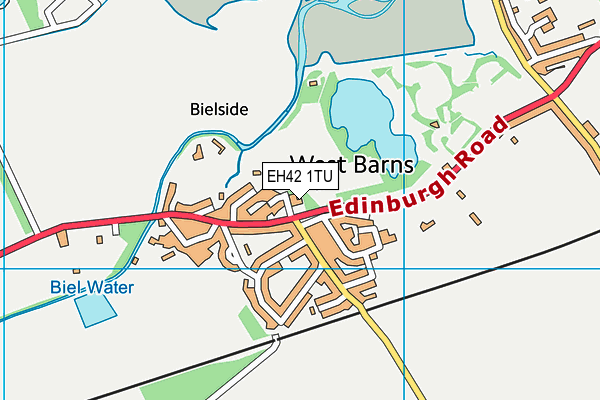 EH42 1TU map - OS VectorMap District (Ordnance Survey) EH42 1TU map - OS VectorMap District (Ordnance Survey)